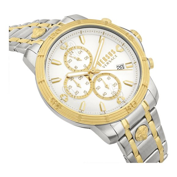 Men's Versace Versus Two Tone 46mm Watch - Picture 3 of 4